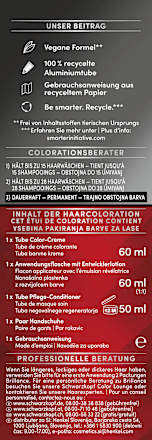 Haare Aufheller & Haarfarbe L854 Goldbraun Schwarzkopf Brillance