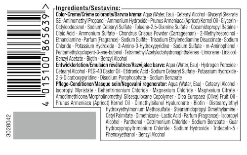 Haare Aufheller & Haarfarbe L854 Goldbraun Schwarzkopf Brillance