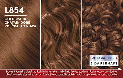 Haare Aufheller & Haarfarbe L854 Goldbraun Schwarzkopf Brillance