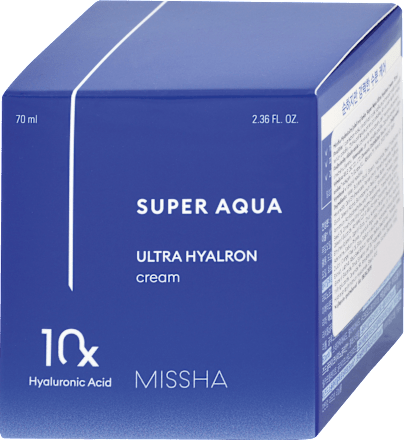 Hydratačný pleťový krém Super Aqua Ultra Hyaluron MISSHA