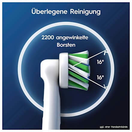 Aufsteckbürsten PRO CrossAction weiß Oral-B