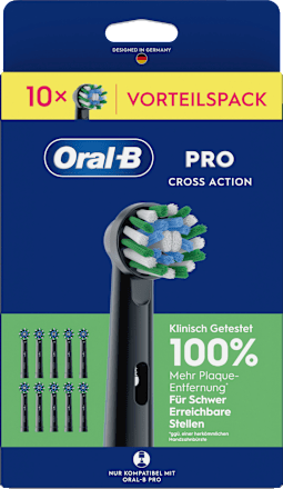 Aufsteckbürsten PRO CrossAction schwarz Oral-B