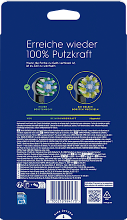 Aufsteckbürsten PRO CrossAction schwarz Oral-B