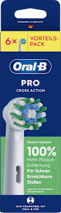 Aufsteckbürsten PRO CrossAction weiß Oral-B