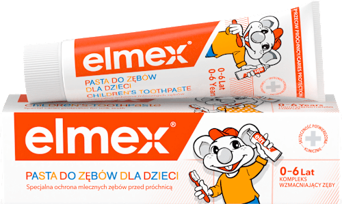 Pasta do zębów przeciw próchnicy dla dzieci 0-6 lat elmex