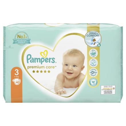 Scutece Premium Care numărul 3, 6-10 kg Pampers Premium Care
