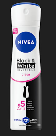 Дезодорант Black&White Invisible Clear NIVEA