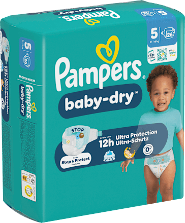 Windeln baby-dry Gr. 5 Junior (11-16 kg) Pampers