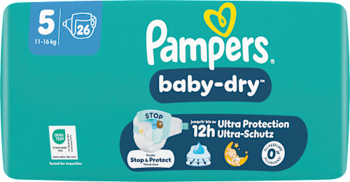 Windeln baby-dry Gr. 5 Junior (11-16 kg) Pampers