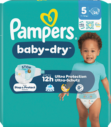 Windeln baby-dry Gr. 5 Junior (11-16 kg) Pampers