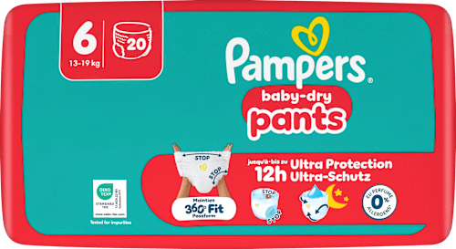 Baby Pants baby-dry Gr. 6 XL (13-19 kg) Pampers