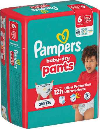 Baby Pants baby-dry Gr. 6 XL (13-19 kg) Pampers
