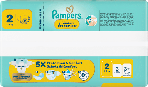 Windeln New Baby Gr. 2 Mini (4-8 kg) Pampers premium protection
