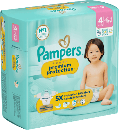 Windeln Gr. 4 Maxi (9-14 kg) Pampers premium protection