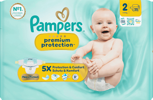 Windeln New Baby Gr. 2 Mini (4-8 kg) Pampers premium protection
