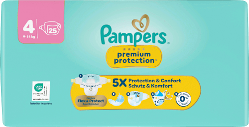 Windeln Premium Protection Gr. 4 Maxi (9-14 kg) Pampers premium protection