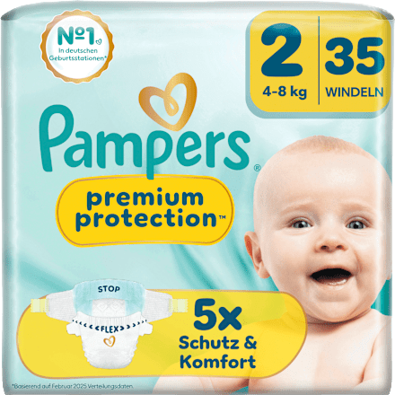 Windeln New Baby Gr. 2 Mini (4-8 kg) Pampers premium protection