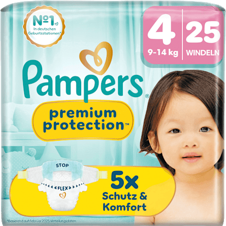 Windeln Gr. 4 Maxi (9-14 kg) Pampers premium protection