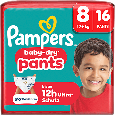 Baby Pants Gr. 8 XL (17+ kg) Pampers baby-dry