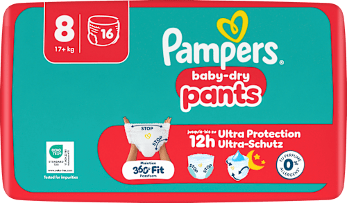 Baby Pants Gr. 8 XL (17+ kg) Pampers baby-dry