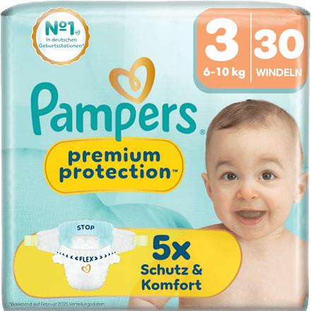 Windeln premium protection Gr. 3 Midi (6-10 kg) Pampers
