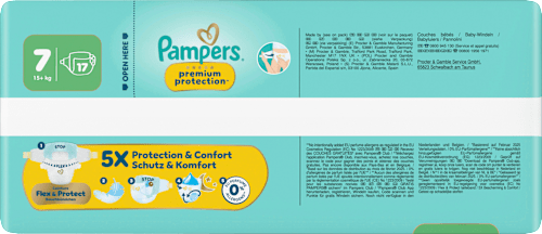 Windeln Gr. 7 XL (15+ kg) Pampers premium protection