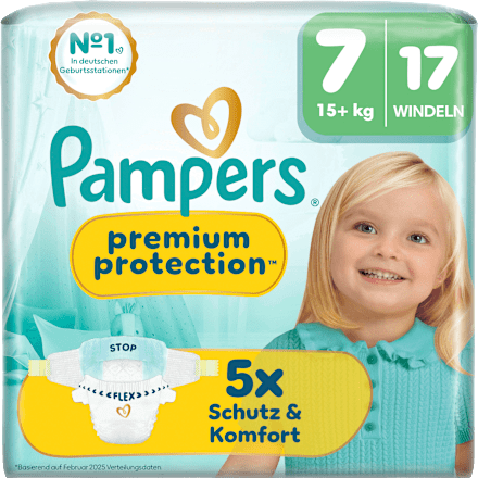 Windeln Gr. 7 XL (15+ kg) Pampers premium protection