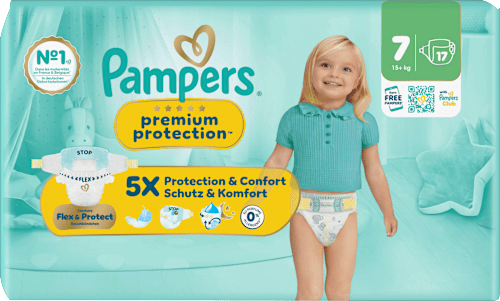 Windeln Gr. 7 XL (15+ kg) Pampers premium protection
