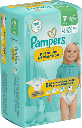 Windeln Gr. 7 XL (15+ kg) Pampers premium protection
