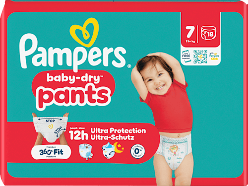 Baby Pants baby-dry Gr. 7 XL (15+ kg) Pampers baby-dry
