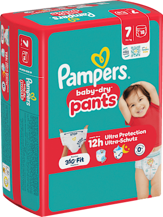 Baby Pants baby-dry Gr. 7 XL (15+ kg) Pampers baby-dry