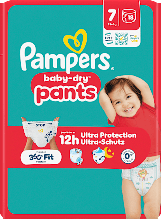 Baby Pants baby-dry Gr. 7 XL (15+ kg) Pampers