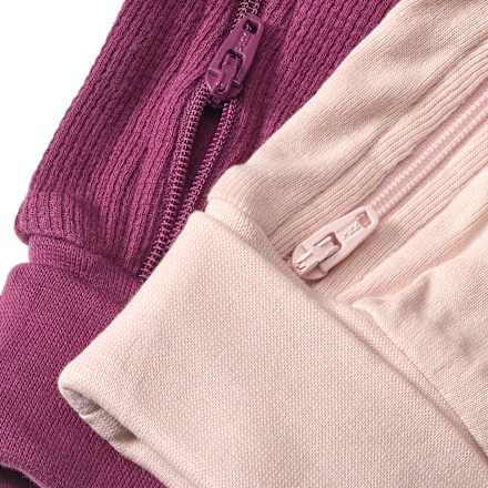 Schlafanzüge mit Herz-Motiv, pink + lila, Gr. 86/92 ALANA