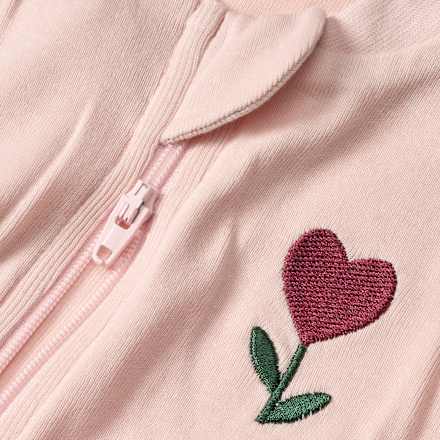 Schlafanzüge mit Herz-Motiv, pink + lila, Gr. 74/80 ALANA