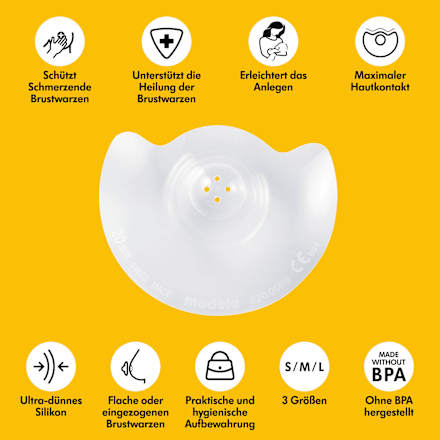Contact Brusthütchen,  Gr.M Medela