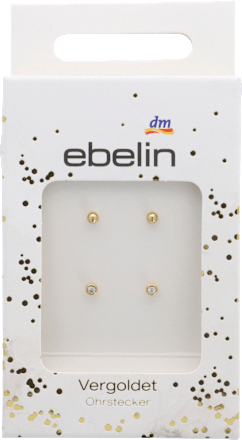 Pozlačeni uhani - bunkice ebelin