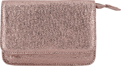 Kosmetiktasche Glitzer rosé manòu
