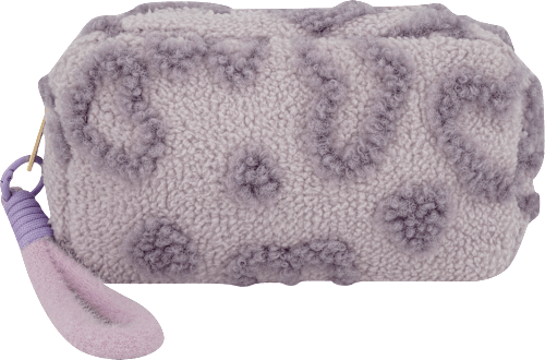 Kosmetiktasche plüsch lila  manòu