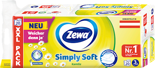 Toilettenpapier comfort Kamille 3-lagig XXL-Pack Zewa