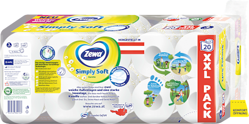 Toilettenpapier comfort Kamille 3-lagig XXL-Pack Zewa