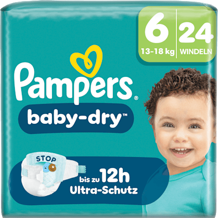 Windeln Gr. 6 XL (13-18 kg) Pampers baby-dry