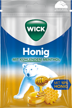 Bonbon, Honig mit kühlendem Menthol WICK