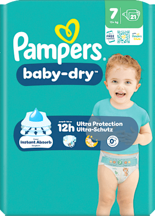 Windeln Gr. 7 XL (15+ kg) Pampers baby-dry