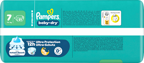Windeln Gr. 7 XL (15+ kg) Pampers baby-dry
