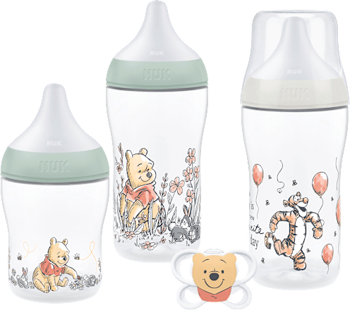 Geschenkset Babyflaschen & Schnuller Perfect Match Disney Winnie the Pooh 4tlg. NUK