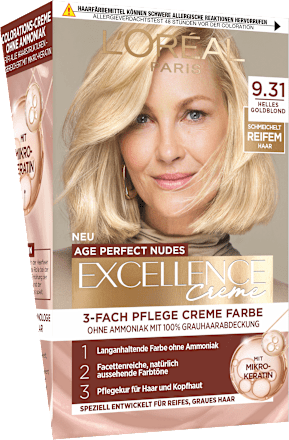 Haarfarbe 9.31 Gold Blond L'ORÉAL PARiS EXCELLENCE Creme