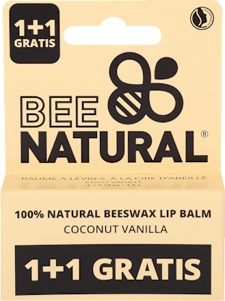 Balzam za usne Coconut Vanilla, 2 x 4,2 g BEE NATURAL