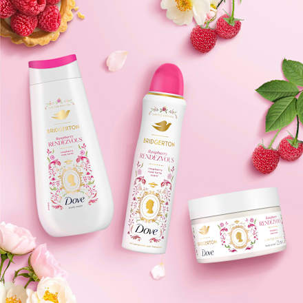 Duschgel Bridgerton Raspberry Rendezvous Dove