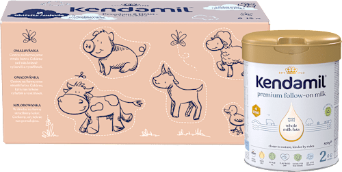 Následná dojčenská mliečna výživa 2 + darček Kendamil