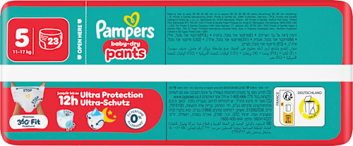 Baby Pants baby-dry Gr. 5 (11-17 kg)  Pampers